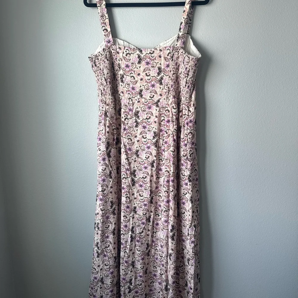 Z Supply Floral Print Dress in Purple and Pink - Picture 4 of 5